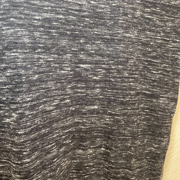 Harley Davidson Heather Grey Blouse with Tie Sleeves and Button Logo Details - Picture 9 of 10